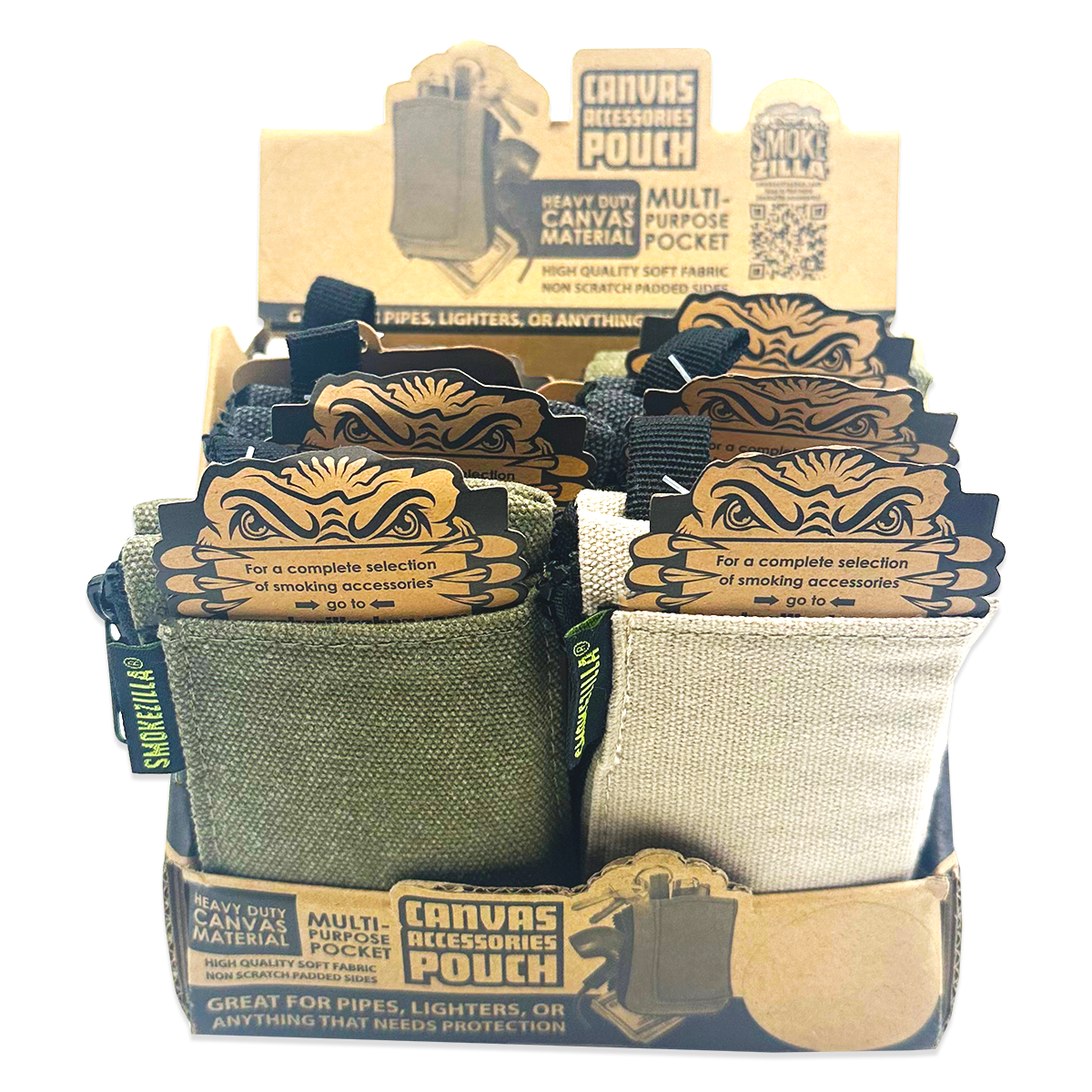 ITEM NUMBER 022859 SMOKEZILLA ACCESSORIES BAG 6 PIECES PER DISPLAY