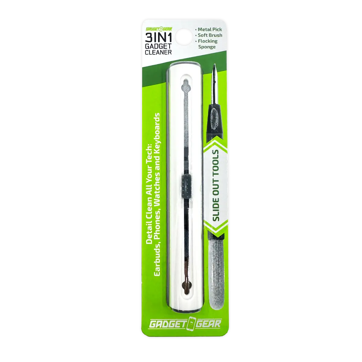 Tech Cleaner 3 in 1 Tool - 6 Pieces Per Retail Ready Display 23292 GADGET GEAR