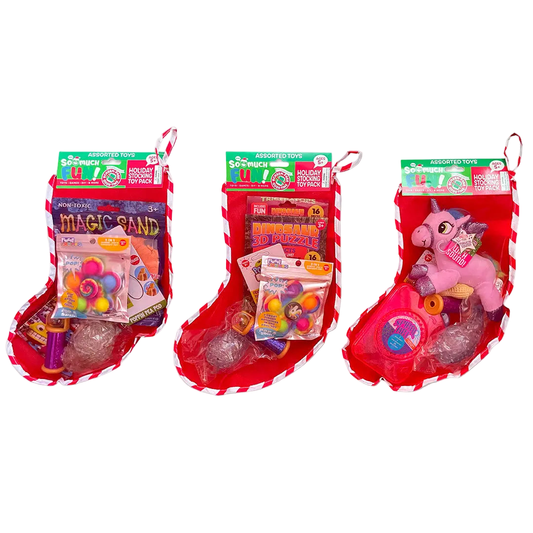 Christmas Mystery Stocking Toy Pack - 6 Pieces Per Pack 23471 KIPP BROTHERS