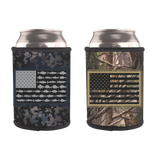 Neoprene Can and Bottle Cooler Coozie with Patch - 6 Per Retail Ready Display 23761