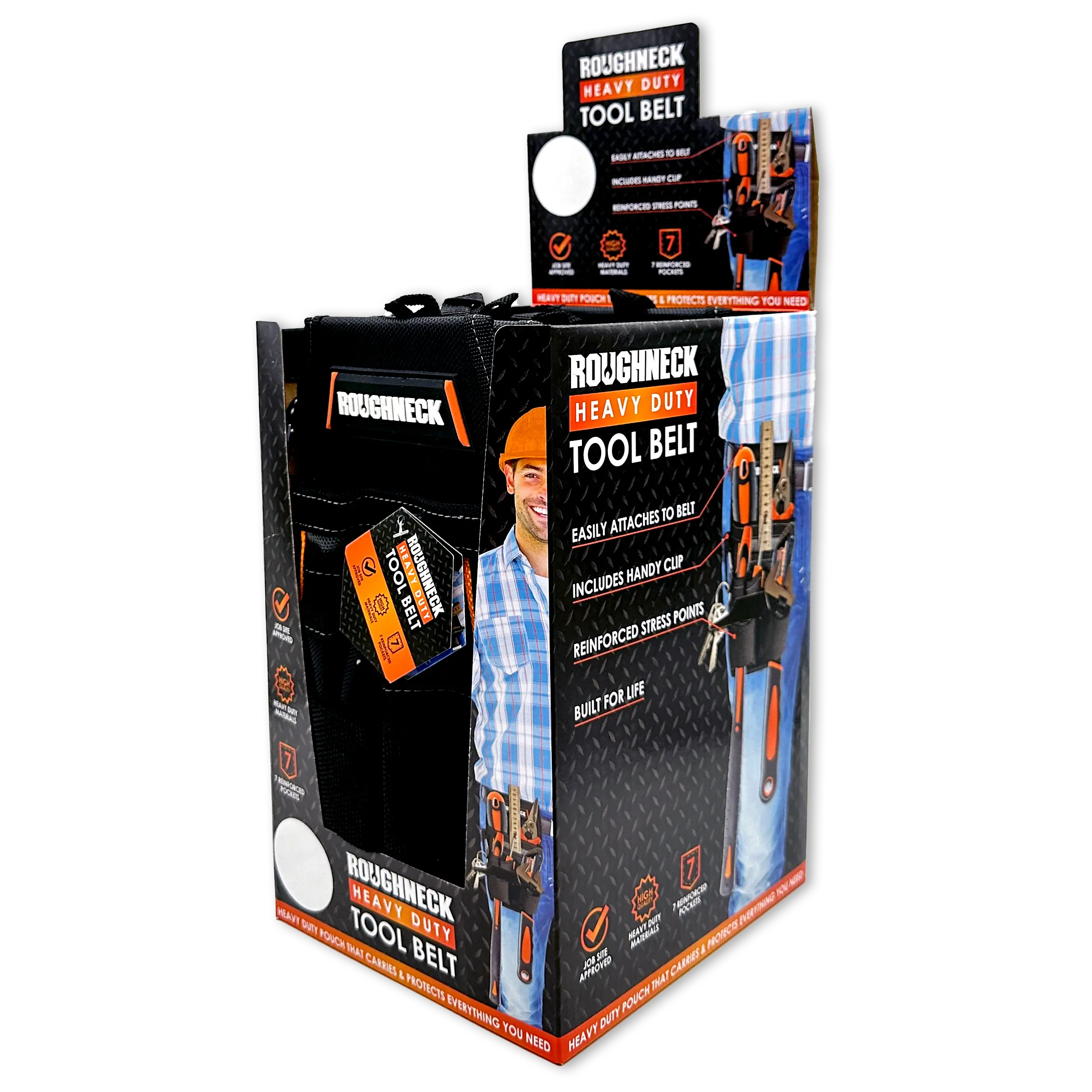 Tool Belt Attachment - 6 Pieces Per Retail Ready Display 23797 ROUGHNECK