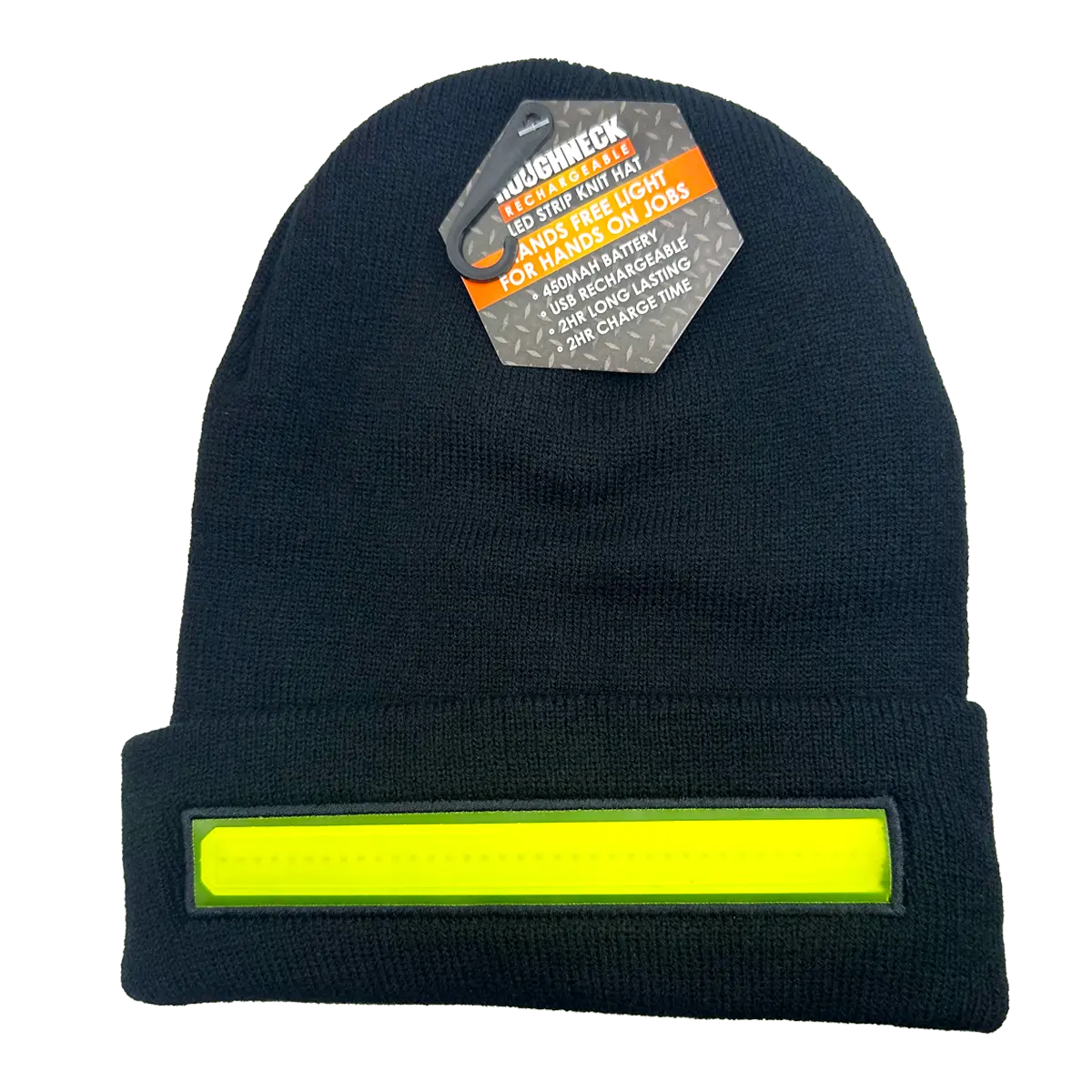 Cuffed Knit Hat Beanie with LED Strip Light - 6 Pieces Per Retail Ready Display 24055 ROUGHNECK