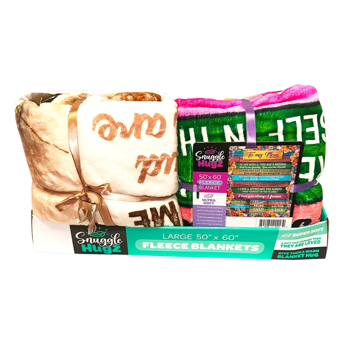 Family Printed Blanket - 6 Pieces Per Retail Ready Display 24413 KIPP BROTHERS