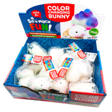 Squish and Squeeze Color Changing Bunny - 12 Pieces Per Retail Ready Display 24766