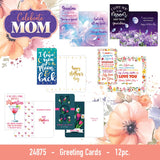Mother's Day Celebrate Mom Assortment Floor Display - 72 Pieces Per Retail Ready Floor Display 88525