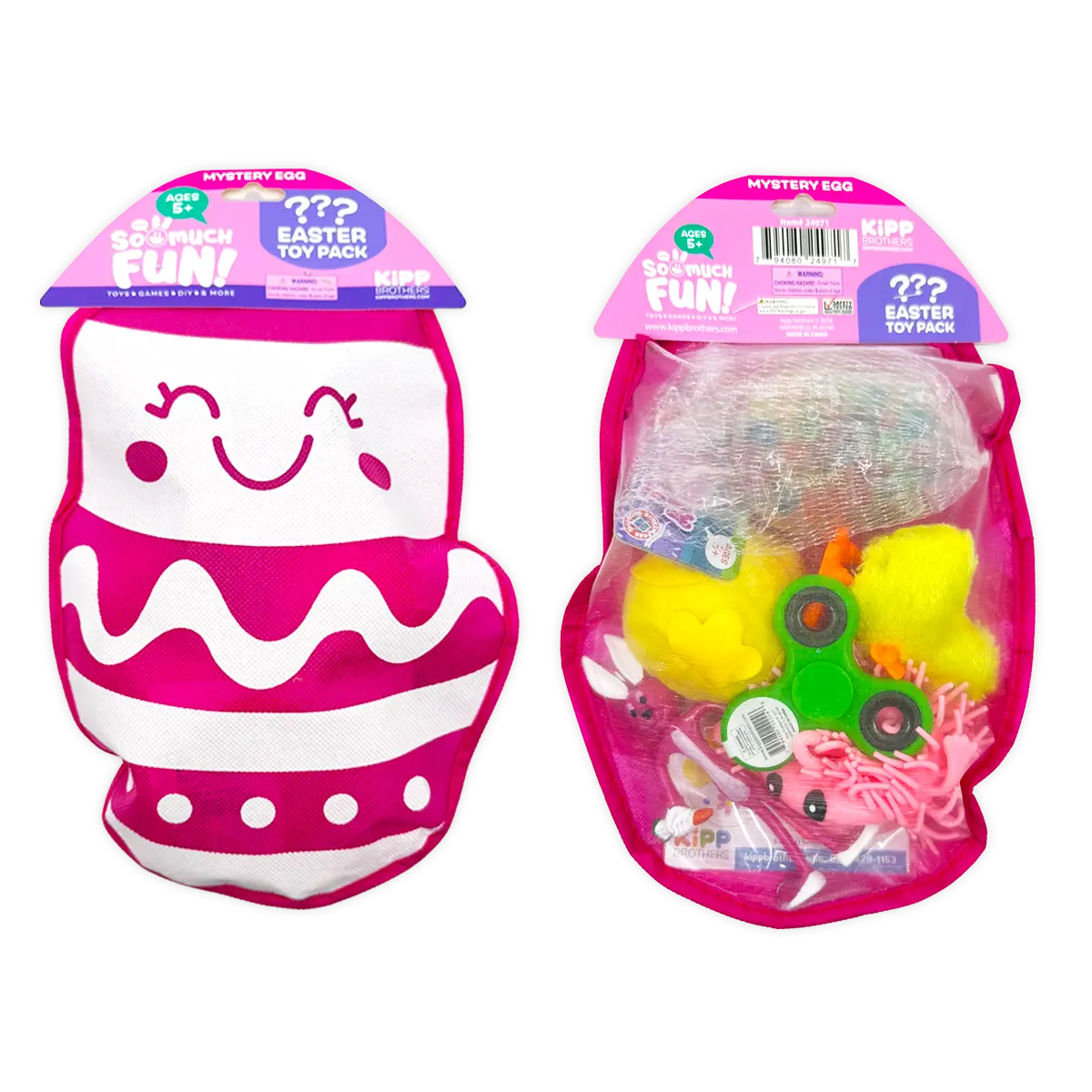 Easter Egg Mystery Toy Pack - 6 Pieces Per Retail Ready Display 24971 KIPP BROTHERS