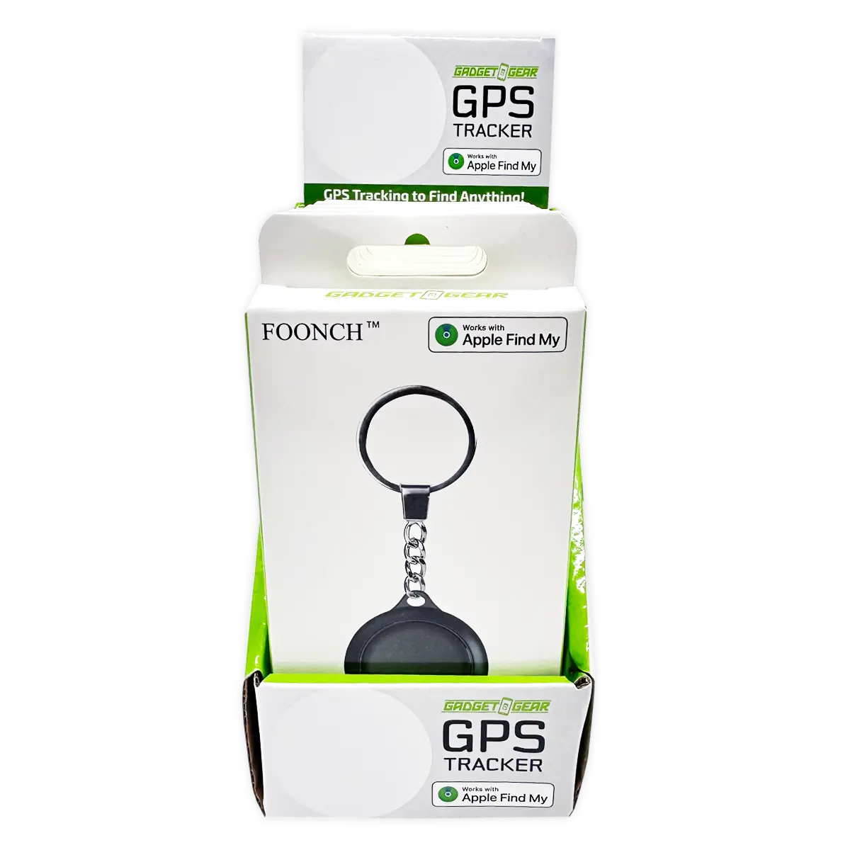 GPS Tracker Key Chain Apple Find My™ Compatible - 6 Pieces Per Retail Ready Display 25086 GADGET GEAR