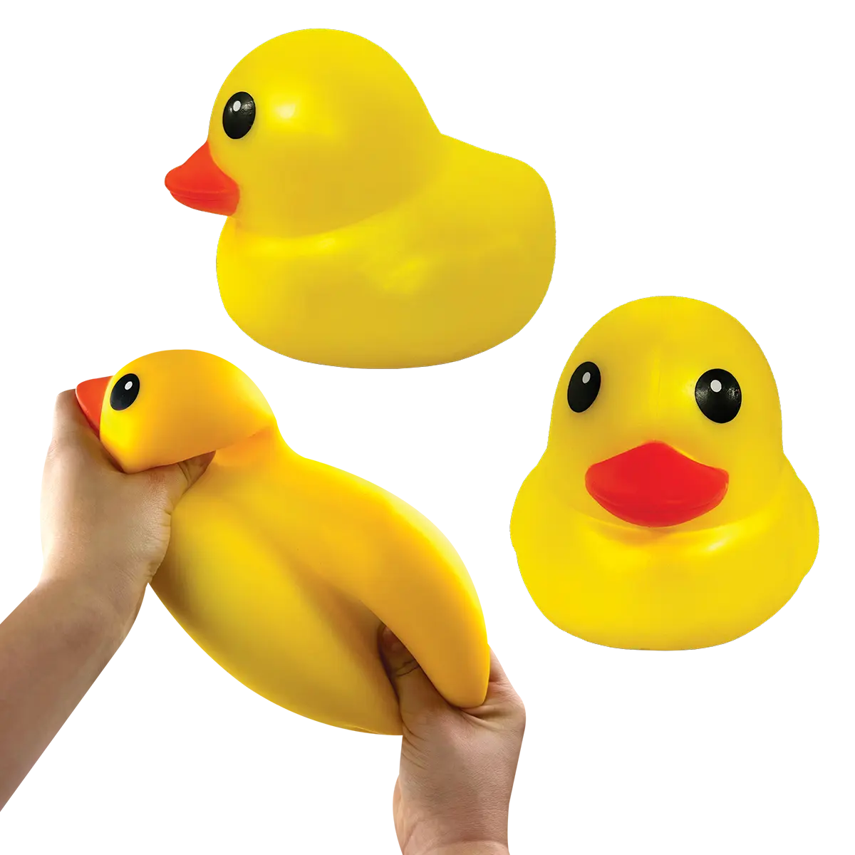 Fun Doh Jumbo Squishy Duckeez - 4 Pieces Per Retail Ready Display 25291 KIPP BROTHERS