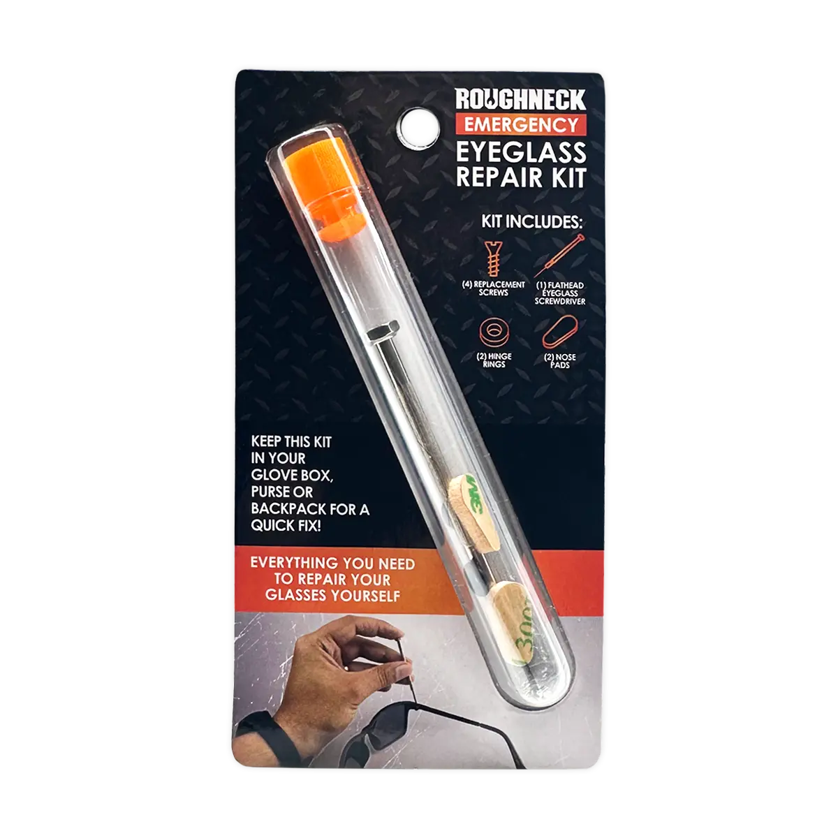 Glasses Repair Tool Kit - 6 Pieces Per Retail Ready Display 25322 ROUGHNECK