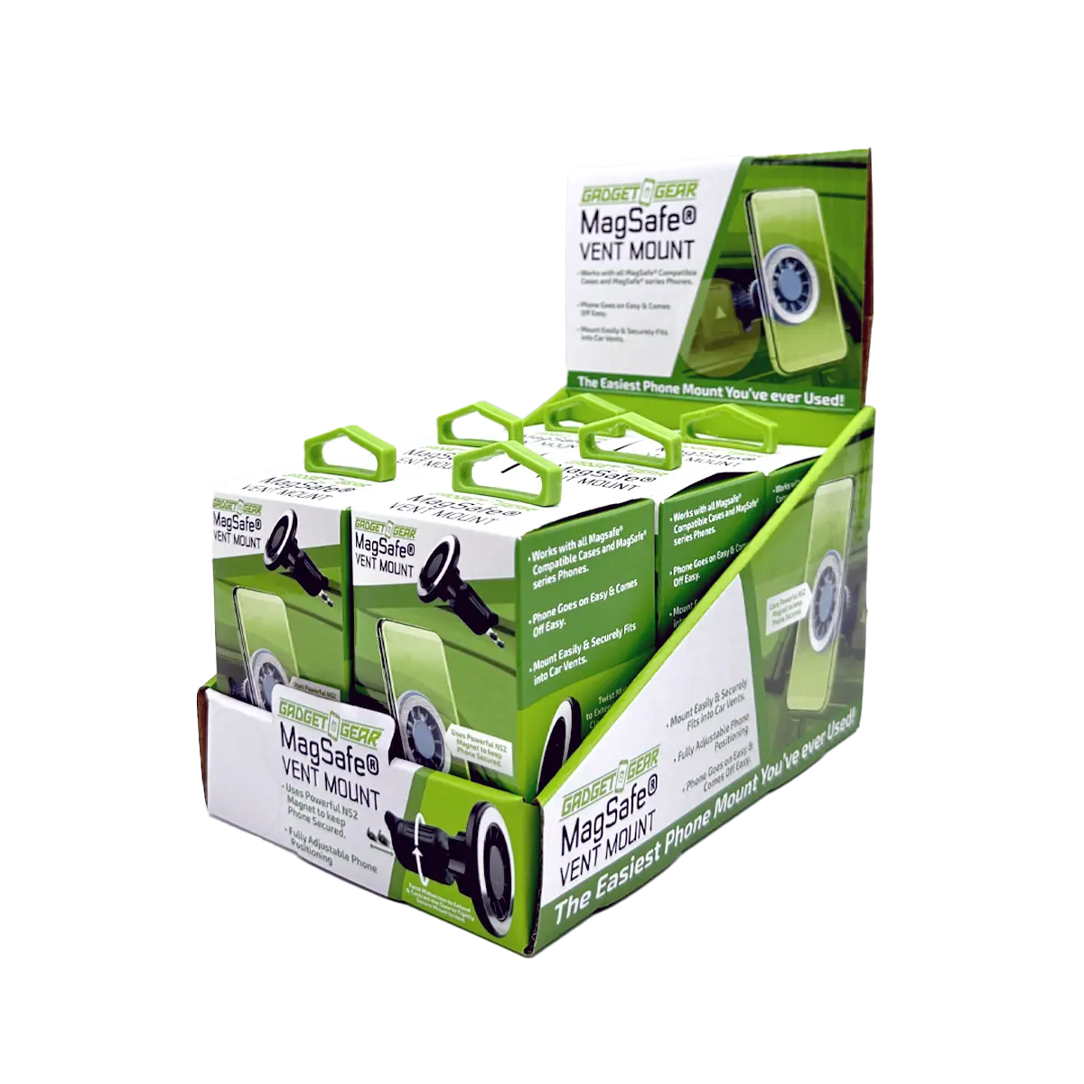 MagSafe® Magnetic Phone Mount - 6 Pieces Per Retail Ready Display 25376 GADGET GEAR