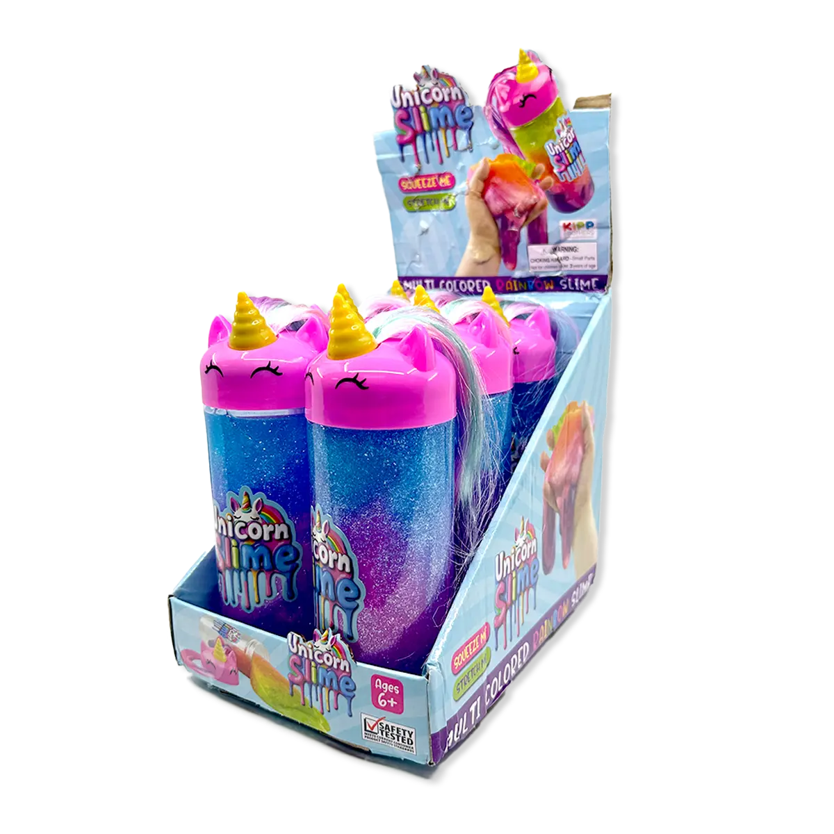 Unicorn Slime - 6 Pieces Per Retail Ready Display 25490 KIPP BROTHERS