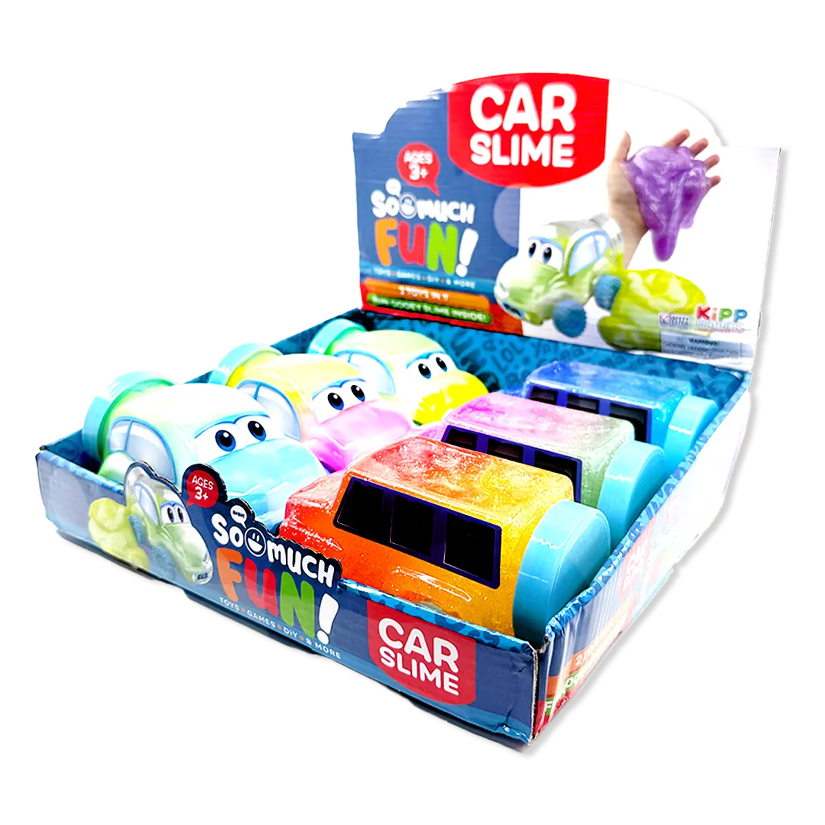 Car Slime - 6 Pieces Per Retail Ready Display 25556 KIPP BROTHERS