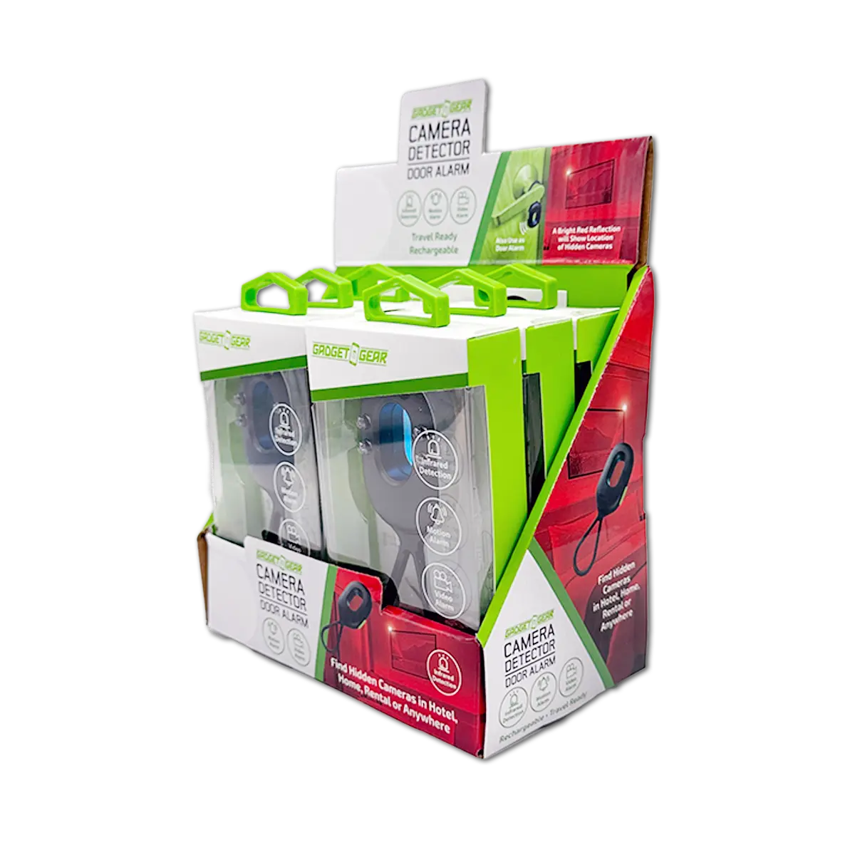 Camera Detector Door Alarm - 6 Pieces Per Retail Ready Display 25753 GADGET GEAR