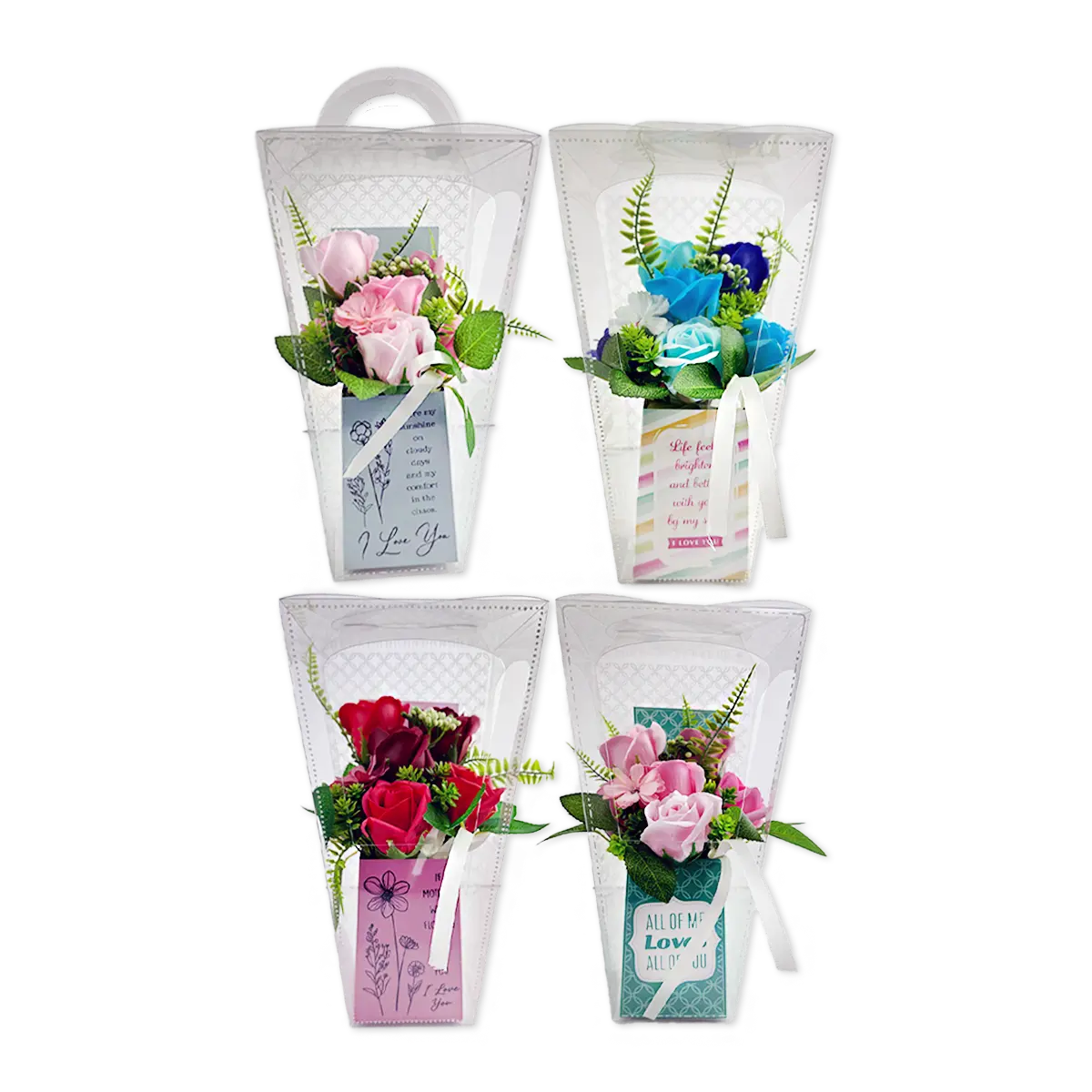 Scented Flower Bouquet Floral Box Assortment - 4 Pieces Per Retail Ready Display 25800 KIPP BROTHERS