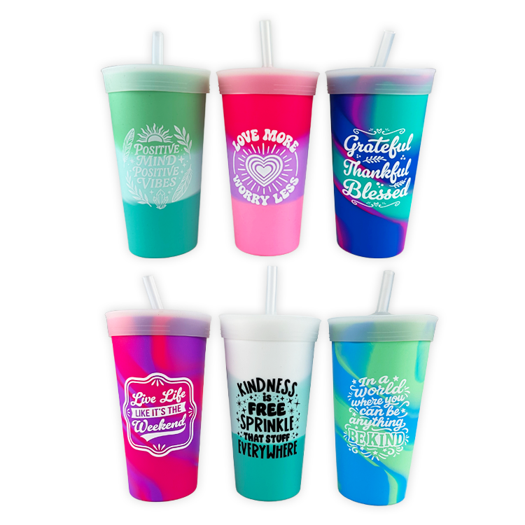 Silicone 22oz Silicone Cup B - 6 Pieces Per Retail Ready Display 26158 ROUGHNECK