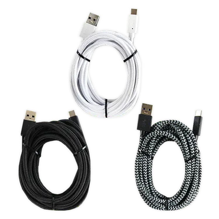 Charging Cable USB-A-to-USB-C 9FT - 6 Pieces Per Retail Ready Display 26183 GADGET GEAR