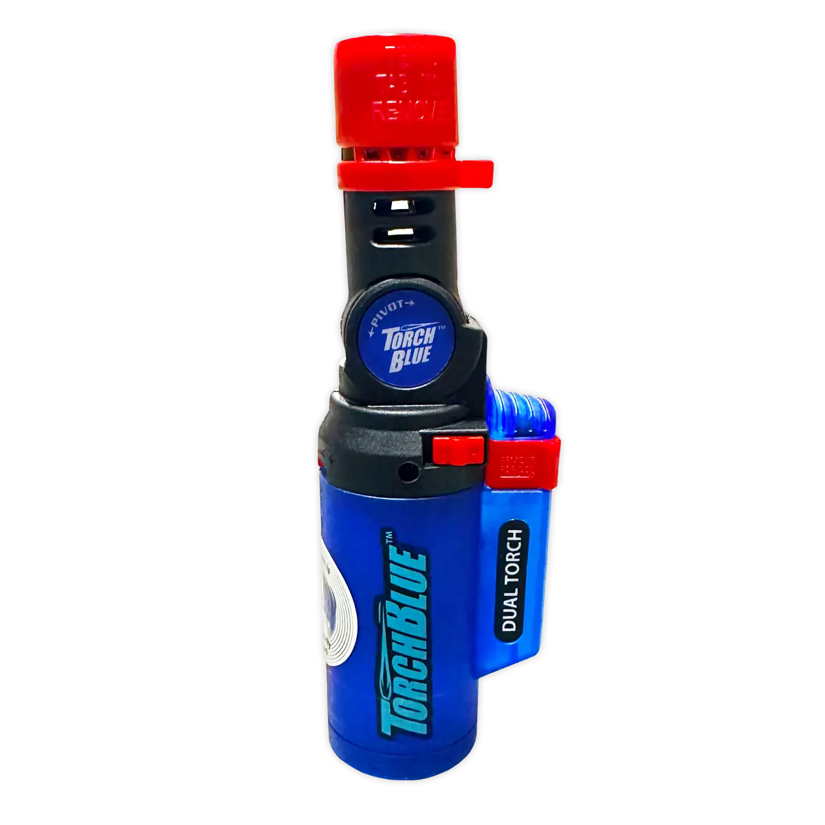 Pivot Head XXL Dual Torch Lighter - 8 Pieces Per Retail Ready Display 41404 TORCH BLUE