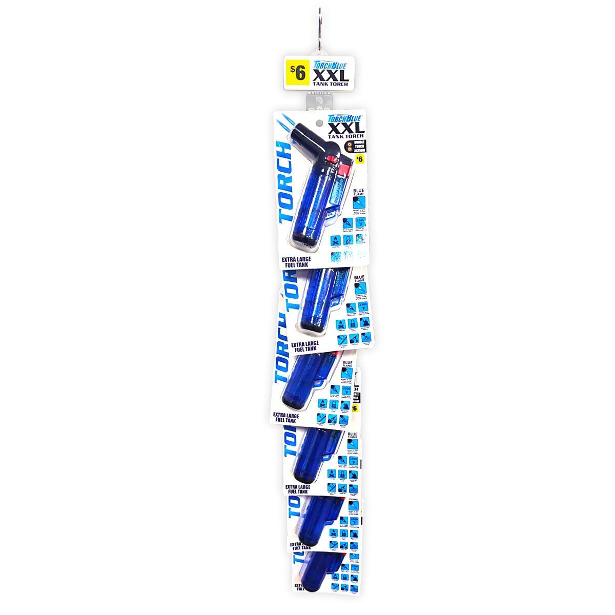 Flame Multi-Tool Lighter - 6 Pieces Per Retail Ready Display 41518 TORCH BLUE