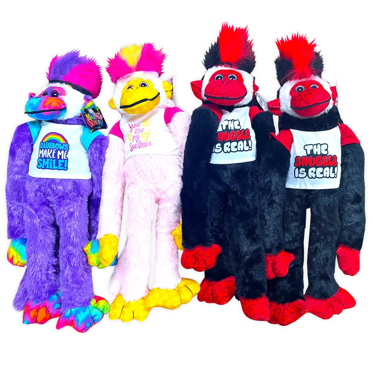 Plush Mohawk Monkey - 8 Pieces Per Pack 25932 KIPP BROTHERS