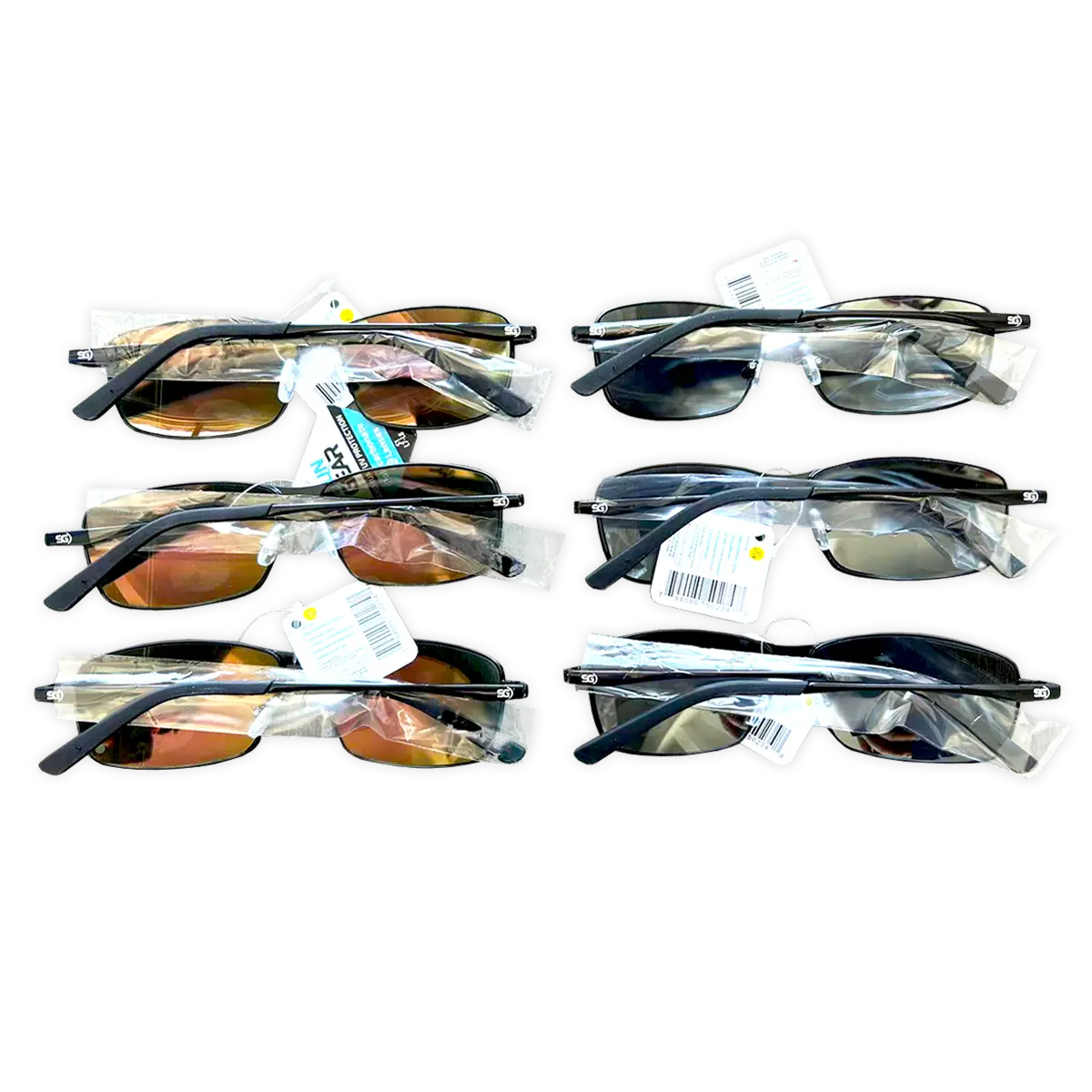 Sunglasses Sungear Assortment - 6 Pieces Per Pack 50234 SUN GEAR