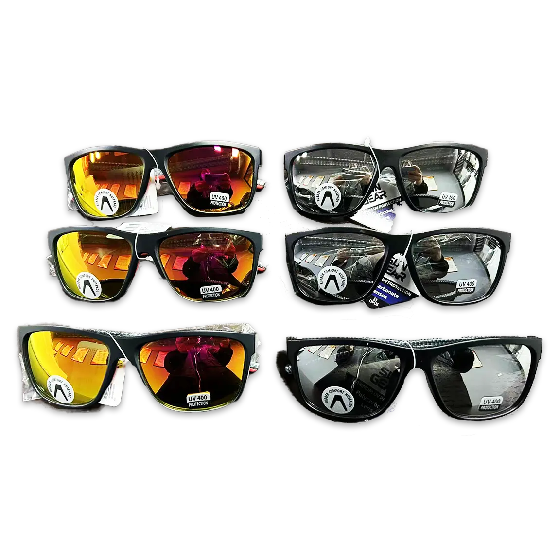 Sunglasses Sungear Assortment - 6 Pieces Per Pack 50238 SUN GEAR