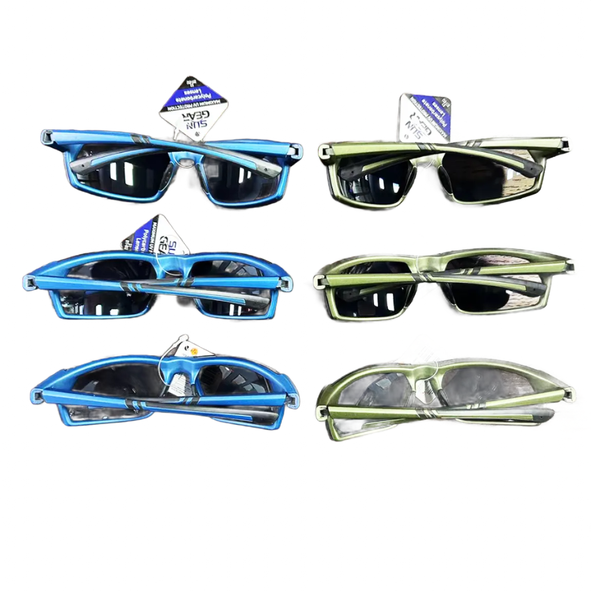 Sunglasses Sungear Assortment - 6 Pieces Per Pack 50244 SUN GEAR
