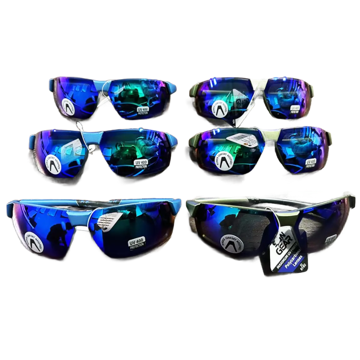 Sunglasses Sungear Assortment - 6 Pieces Per Pack 50244 SUN GEAR