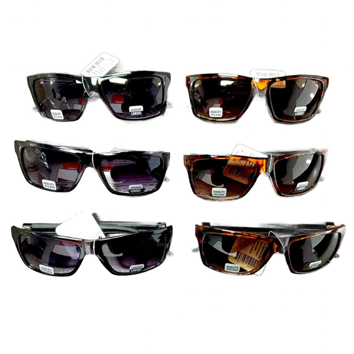 Sunglasses Sungear Assortment - 6 Pieces Per Pack 50245 SUN GEAR