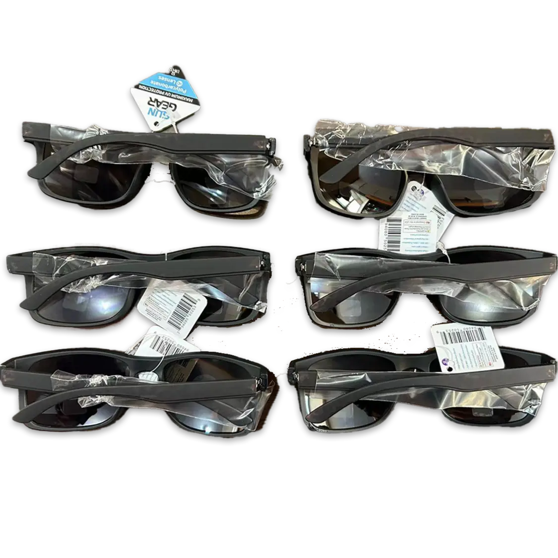 Sunglasses Sungear Assortment - 6 Pieces Per Pack 50253 SUN GEAR
