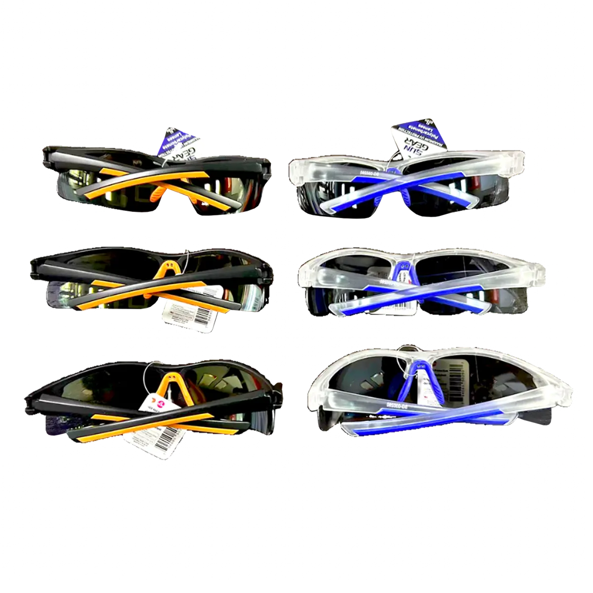 Sunglasses Sungear Assortment - 6 Pieces Per Pack 50260 SUN GEAR