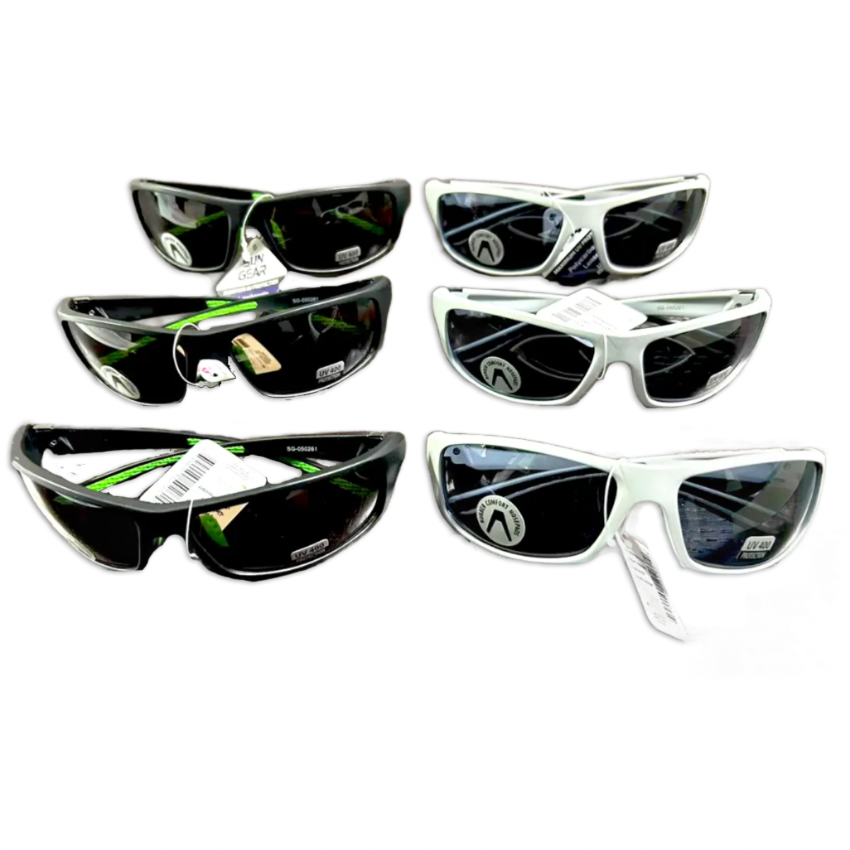 Sunglasses Sungear Assortment - 6 Pieces Per Pack 50261 SUN GEAR