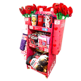 Valentine's Day Plush and Gift Assortment Floor Display - 48 Pieces Per Retail Ready Display 88501