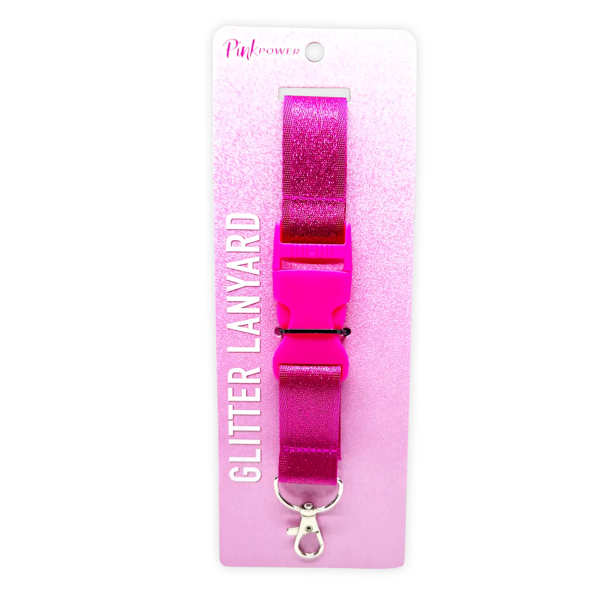 Pink Power Key Chain LanyardandPen Assortment - 22 Pieces Per Retail Ready Display 88529 NOVELTY INC