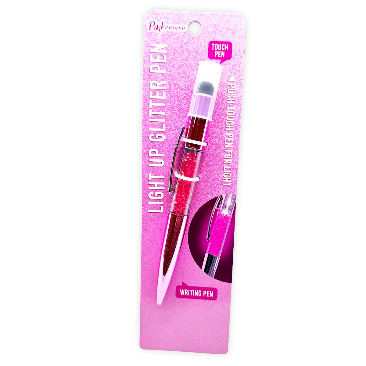 Pink Power Key Chain LanyardandPen Assortment - 22 Pieces Per Retail Ready Display 88529 NOVELTY INC