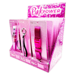 Pink Power Key Chain LanyardandPen Assortment - 22 Pieces Per Retail Ready Display 88529 NOVELTY INC