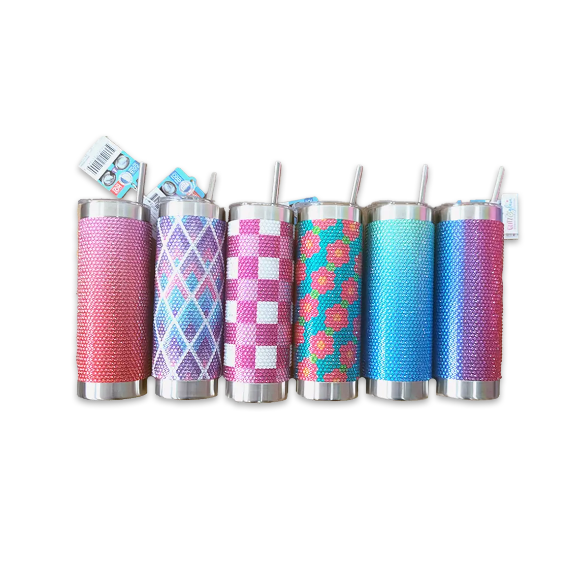 Rhinestone Cup Assortment Floor Display - 24 Pieces Per Retail Ready Display 88544 NOVELTY INC