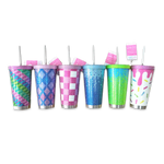 Rhinestone Cup Assortment Floor Display - 24 Pieces Per Retail Ready Display 88544 NOVELTY INC