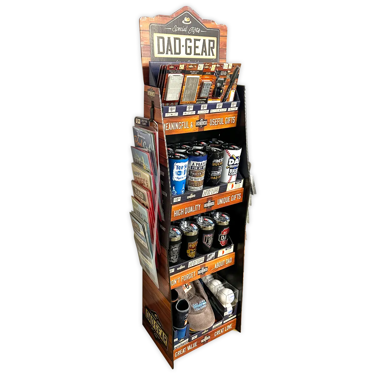 Father's Day Assorted Floor Display - 78 Pieces Per Retail Ready Display 88586 KIPP BROTHERS