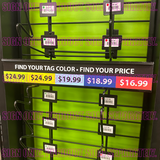 Merchandising Fixture  - Sungear SBT Retail Pricing Strip 980480