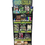Curated Smokezilla Top Sellers Assorted Smoking Accessories Floor Display 88661