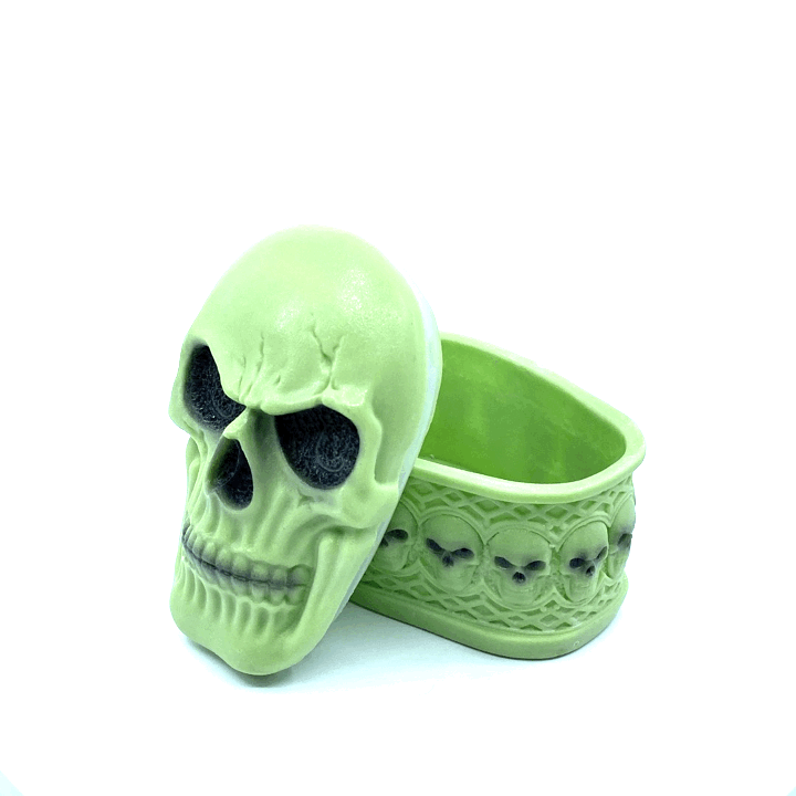 Glow in the Dark Skull Storage Box