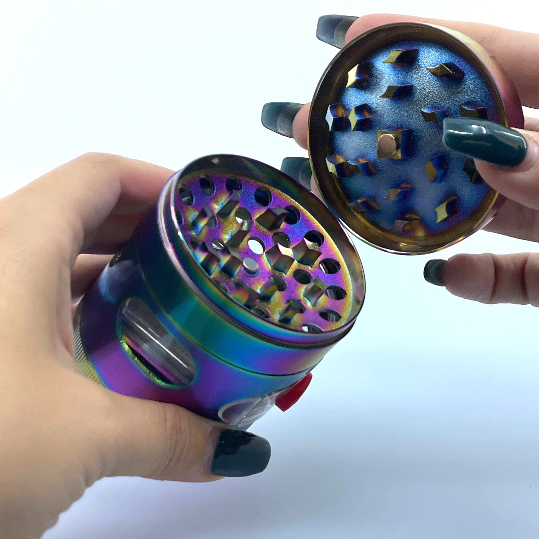 ITEM NUMBER 022704 RAINBOW DRAWER GRINDER 6 PIECES PER DISPLAY