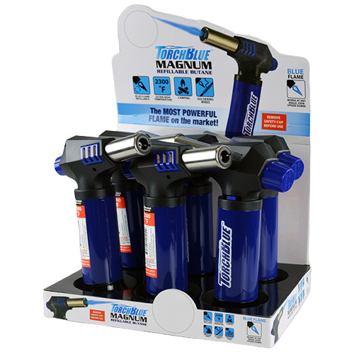 ITEM NUMBER 020409 TORCH BLUE MAGNUM XXL 6 PIECES PER DISPLAY