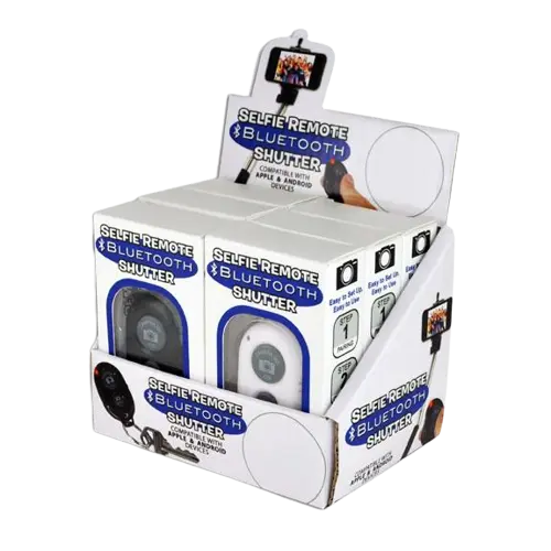 Bluetooth Compatible Selfie Button - 6 Pieces Per Retail Ready Display 21049 NOVELTY INC