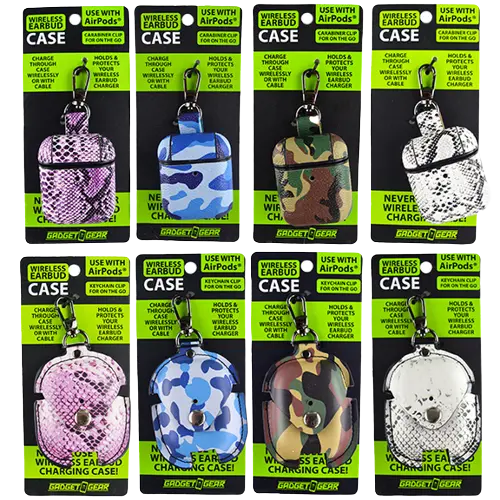 Earbud Case Key Chain - 8 Pieces Per Retail Ready Display 21659 GADGET GEAR