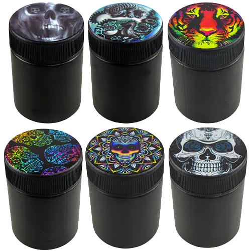 Smell Proof Glass Storage Container - 6 Pieces Per Retail Ready Display 21722 SMOKEZILLA