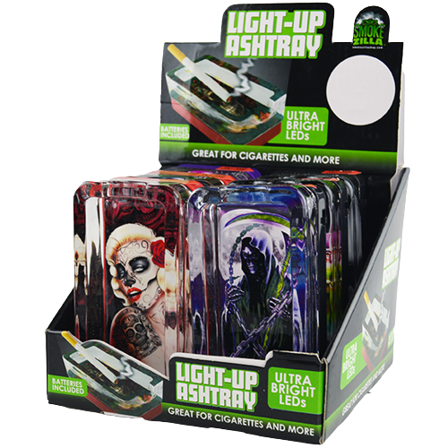 ITEM NUMBER 021756 LIGHT UP ASHTRAY E 6 PIECES PER DISPLAY