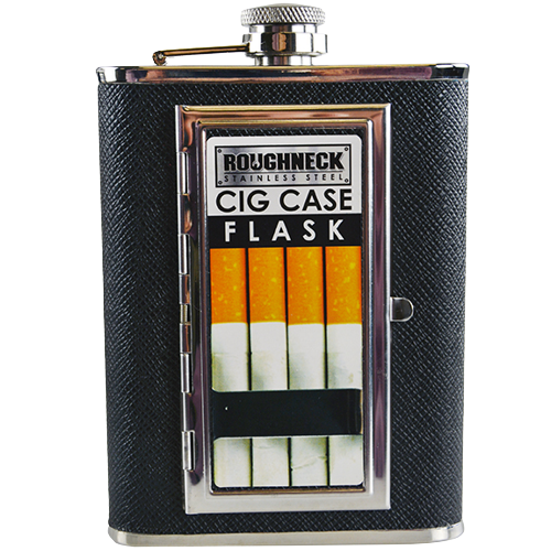 ITEM NUMBER 021768 FLASK CIGARETTE CASE 6 PIECES PER DISPLAY
