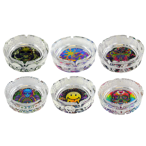 ITEM NUMBER 021812 GID ASHTRAY MIX B 6 PIECES PER DISPLAY