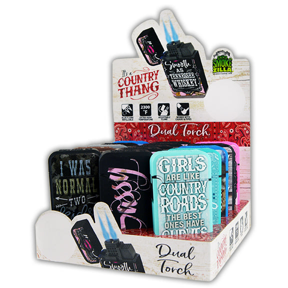 ITEM NUMBER 021909 COUNTRY GIRL DUAL TORCH 15 PIECES PER DISPLAY
